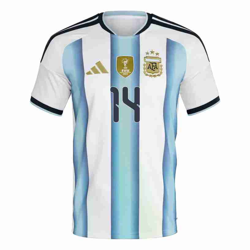 PALACIOS NO.14 Camiseta Primera Argentina 2026 – Versión Jugador_1 PALACIOS NO.14 Camiseta Primera Argentina 2026 – Versión Jugador_1