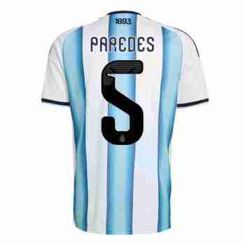 PAREDES NO.5 Camiseta Primera Argentina 2026 – Versión Jugador