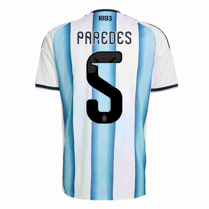 PAREDES NO.5 Camiseta Primera Argentina 2026 – Versión Jugador PAREDES NO.5 Camiseta Primera Argentina 2026 – Versión Jugador