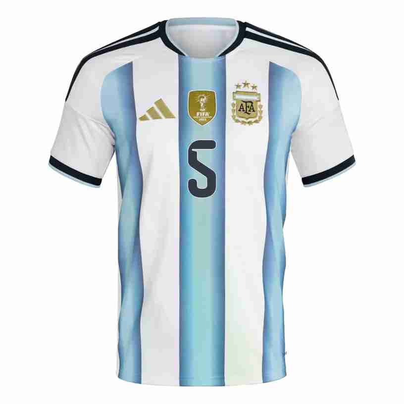 PAREDES NO.5 Camiseta Primera Argentina 2026 – Versión Jugador_1 PAREDES NO.5 Camiseta Primera Argentina 2026 – Versión Jugador_1