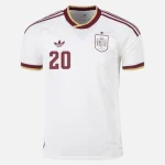 PEDRI NO.20 Camiseta España Segunda Equipacion 2026 – Versión Jugador