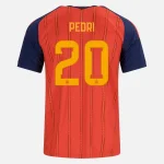 PEDRI NO.20 Camiseta Primera España 2026 – Versión Hincha