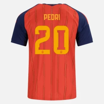PEDRI NO.20 Camiseta Primera España 2026 – Versión Hincha