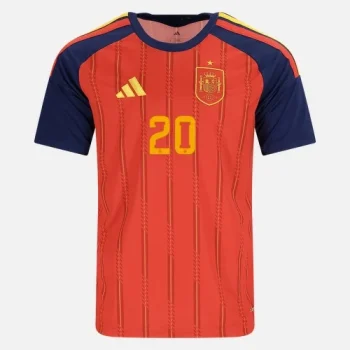 PEDRI NO.20 Camiseta Primera España 2026 – Versión Hincha_1
