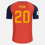 PEDRI NO.20 Camiseta Primera España 2026 – Versión Jugador