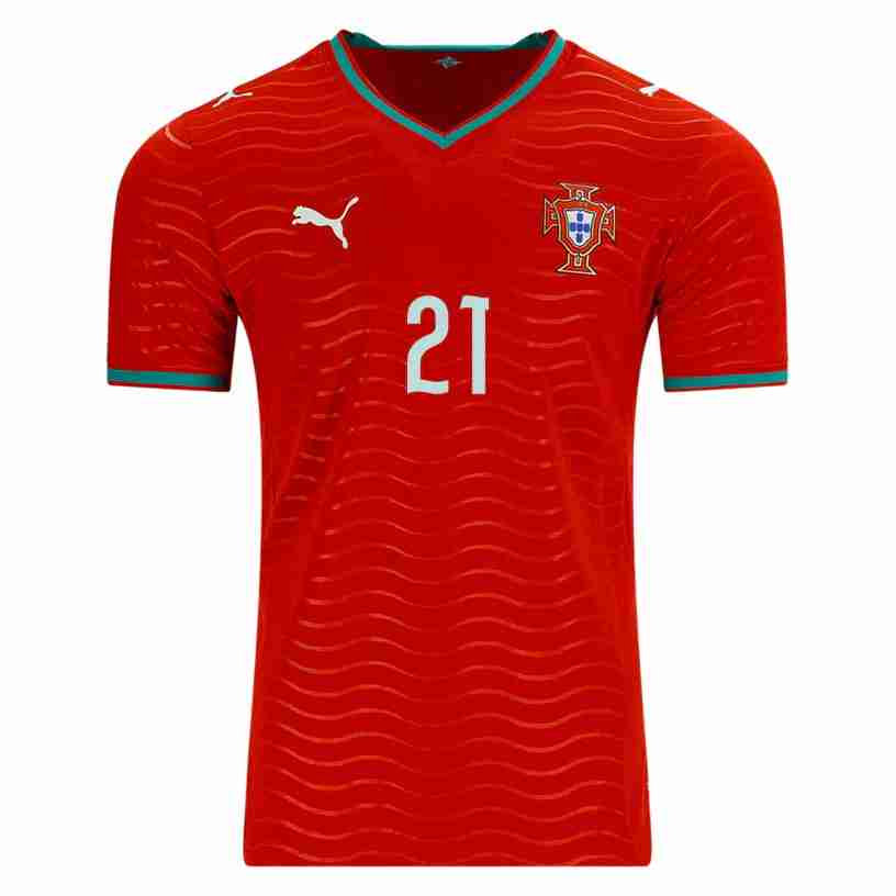 R. NEVES NO.21 Camiseta Primera Portugal 2026 – Versión Jugador_1 R. NEVES NO.21 Camiseta Primera Portugal 2026 – Versión Jugador_1