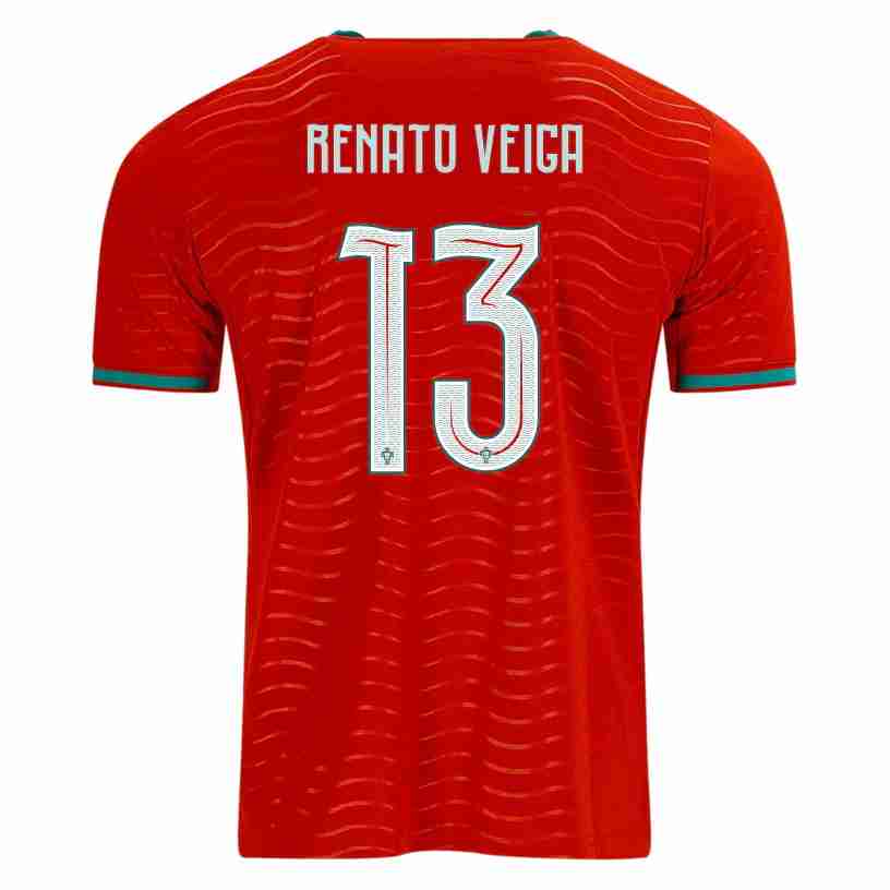 RENATO VEIGA NO.13 Camiseta Primera Portugal 2026 – Versión Jugador RENATO VEIGA NO.13 Camiseta Primera Portugal 2026 – Versión Jugador