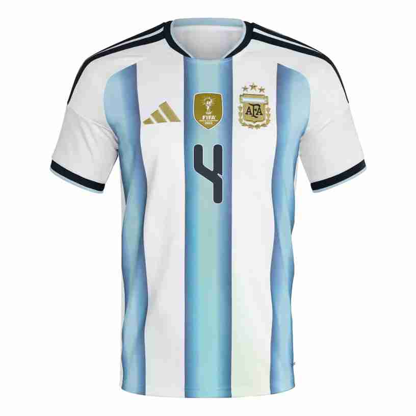 ROMERO NO.4 Camiseta Primera Argentina 2026 – Versión Jugador_1 ROMERO NO.4 Camiseta Primera Argentina 2026 – Versión Jugador_1