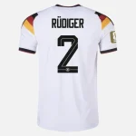 RUDIGER NO.2 Camiseta Primera Alemania 2026 – Versión Jugador