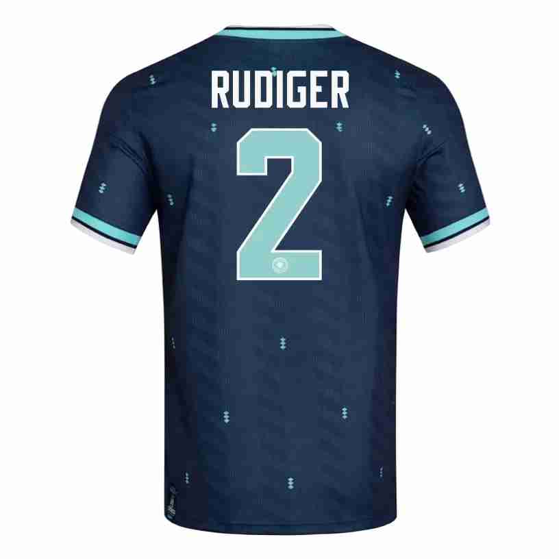 RUDIGER NO.2 Camiseta Segunda Alemania 2026 – Versión Jugador RUDIGER NO.2 Camiseta Segunda Alemania 2026 – Versión Jugador