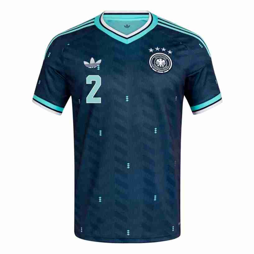 RUDIGER NO.2 Camiseta Segunda Alemania 2026 – Versión Jugador_1 RUDIGER NO.2 Camiseta Segunda Alemania 2026 – Versión Jugador_1