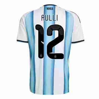 RULLI NO.12 Camiseta Primera Argentina 2026 – Versión Jugador