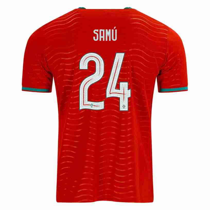 SAMÚ NO.24 Camiseta Primera Portugal 2026 – Versión Jugador SAMÚ NO.24 Camiseta Primera Portugal 2026 – Versión Jugador