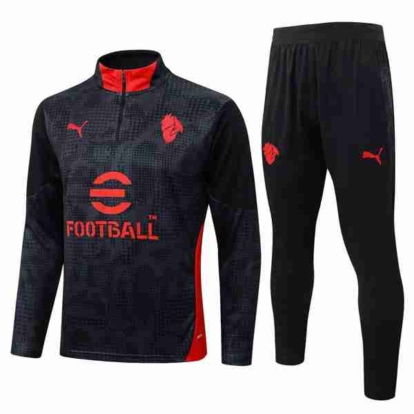 Sudadera De Training AC Milan 2026-2027 Negro Sudadera Entrenamiento AC Milan 2026 2027 Negro