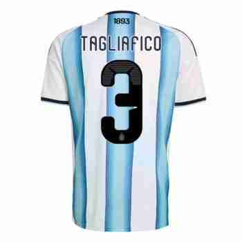 TAGLIAFICO NO.3 Camiseta Primera Argentina 2026 – Versión Jugador