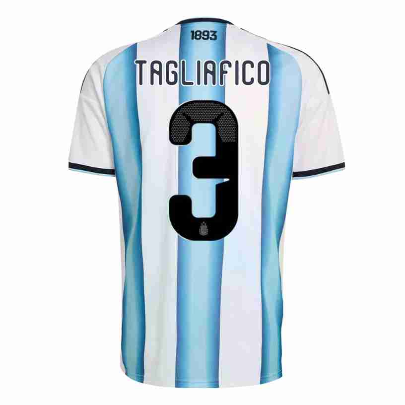 TAGLIAFICO NO.3 Camiseta Primera Argentina 2026 – Versión Jugador TAGLIAFICO NO.3 Camiseta Primera Argentina 2026 – Versión Jugador