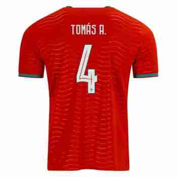 TOMÁS A. NO.4 Camiseta Primera Portugal 2026 – Versión Jugador