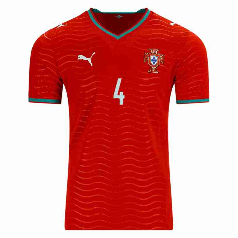 TOMÁS A. NO.4 Camiseta Primera Portugal 2026 – Versión Jugador_1 TOMÁS A. NO.4 Camiseta Primera Portugal 2026 – Versión Jugador_1