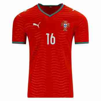 TRINCÃO NO.16 Camiseta Primera Portugal 2026 – Versión Jugador_1