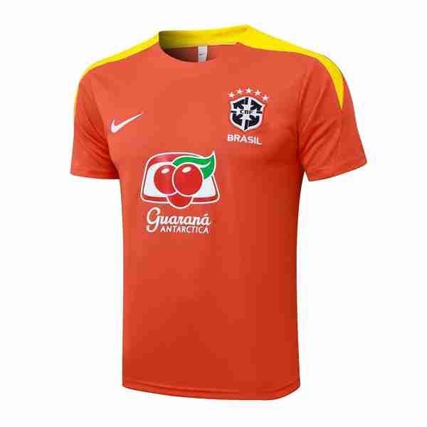 Camiseta Entrenamiento Brasil 2026-2027 Naranja Tailandia Camiseta Entrenamiento Brasil 2026 Naranja
