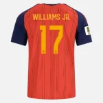WILLIAMS JR. NO.17 Camiseta Primera España 2026 – Versión Hincha