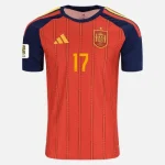 WILLIAMS JR. NO.17 Camiseta Primera España 2026 – Versión Jugador