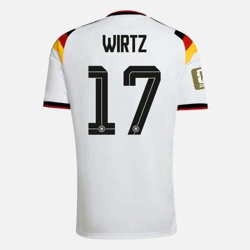 WIRTZ NO.17 Camiseta Alemania Primera Equipacion 2026 – Versión Hincha WIRTZ NO.17 Camiseta Primera Alemania 2026 – Versión Hincha