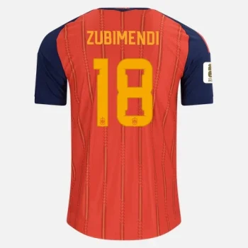 ZUBIMENDI NO.18 Camiseta Primera España 2026 – Versión Jugador