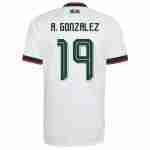 A. GONZALEZ NO.19 Camiseta Segunda México 2026 – Versión Jugador