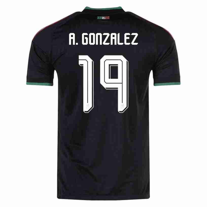 A. GONZALEZ NO.19 Camiseta Tercera México 2026 – Versión Jugador A. GONZALEZ NO.19 Camiseta Tercera México 2026 – Versión Jugador