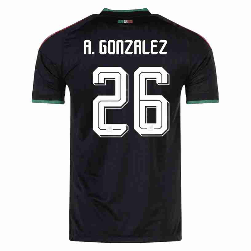 A. GONZALEZ NO.26 Camiseta Tercera México 2026 – Versión Jugador A. GONZALEZ NO.26 Camiseta Tercera México 2026 – Versión Jugador