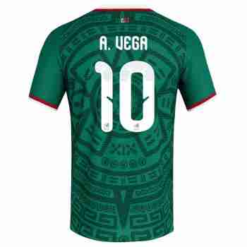 A. VEGA NO.10 Camiseta Primera México 2026 – Versión Jugador