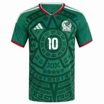 A. VEGA NO.10 Camiseta Primera México 2026 – Versión Jugador_1