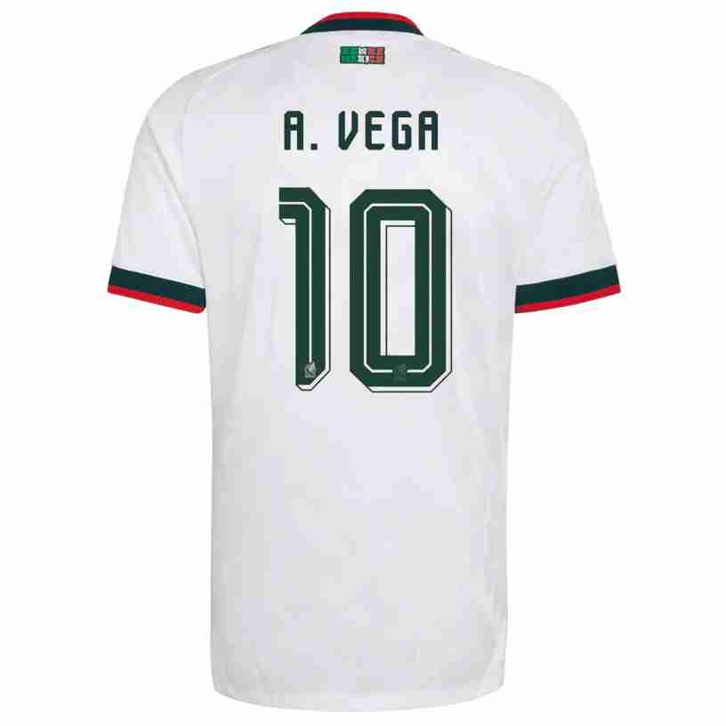A. VEGA NO.10 Camiseta Segunda México 2026 – Versión Jugador A. VEGA NO.10 Camiseta Segunda México 2026 – Versión Jugador