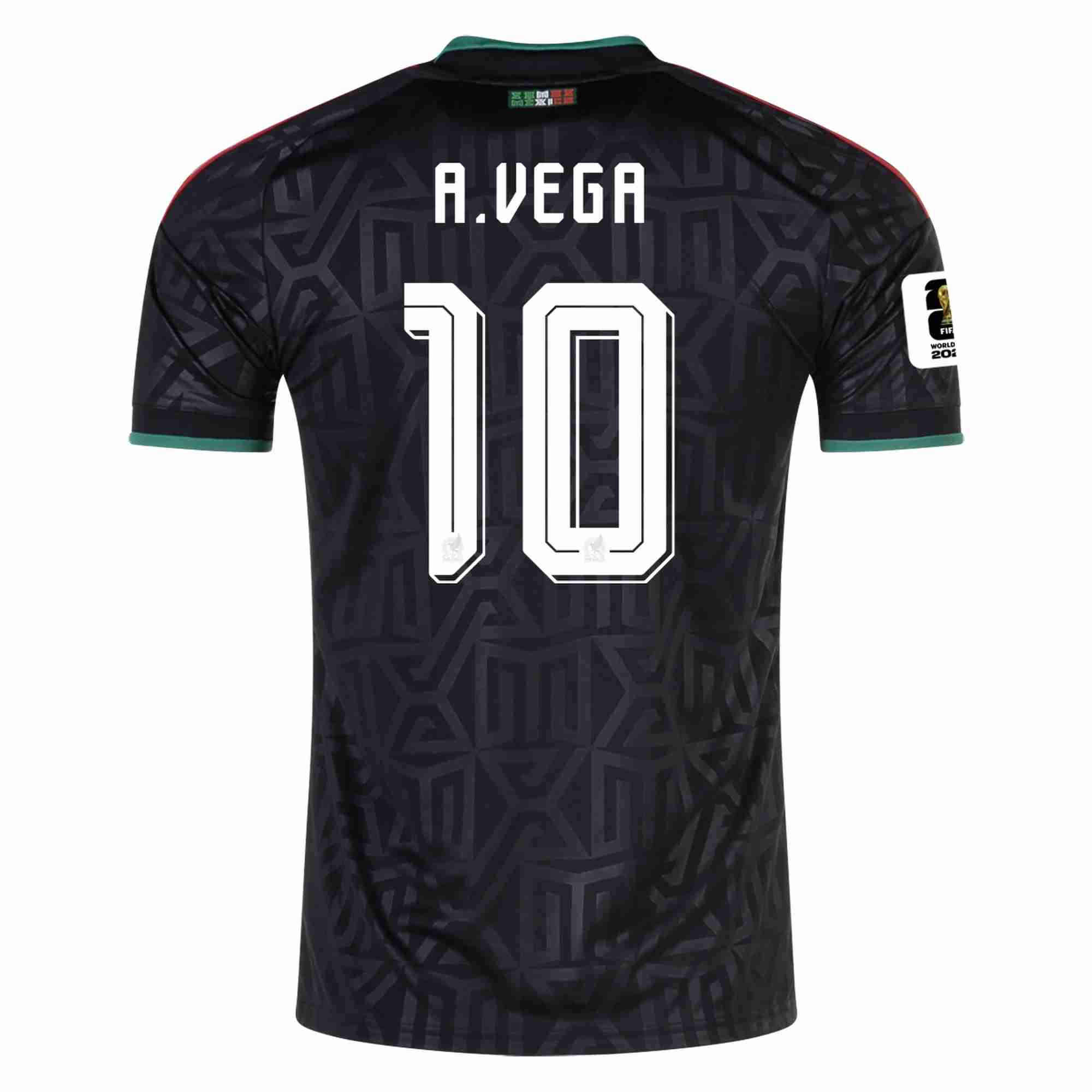 A. VEGA NO.10 Camiseta Tercera México 2026 – Versión Jugador A. VEGA NO.10 Camiseta Tercera México 2026 – Versión Jugador