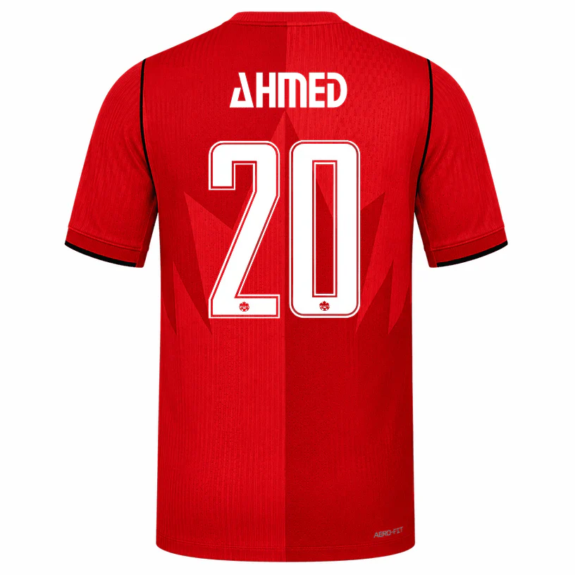 AHMED NO.20 Camiseta Primera Canadá 2026 – Versión Jugador AHMED NO.20 Camiseta Primera Canadá 2026 – Versión Jugador