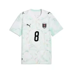 ALABA NO.8 Camiseta Segunda Austria 2026 – Versión Jugador
