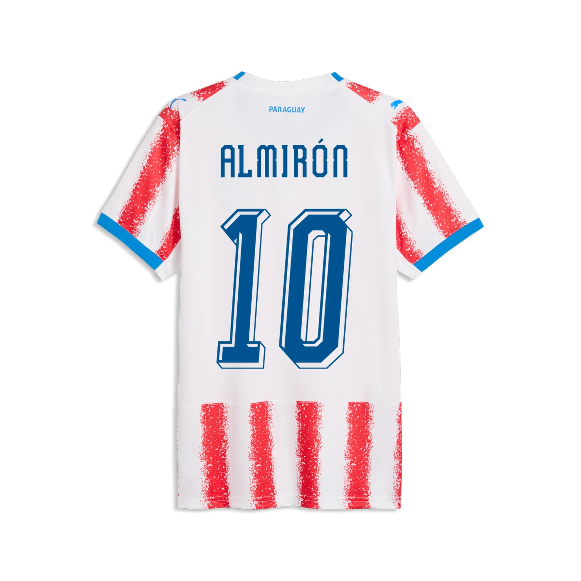 ALMIRÓN NO.10 Camiseta Primera Paraguay 2026 – Versión Jugador ALMIRÓN NO.10 Camiseta Primera Paraguay 2026 – Versión Jugador