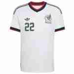 ALVARADO NO.22 Camiseta Segunda México 2026 – Versión Jugador