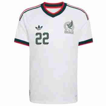 ALVARADO NO.22 Camiseta Segunda México 2026 – Versión Jugador_1