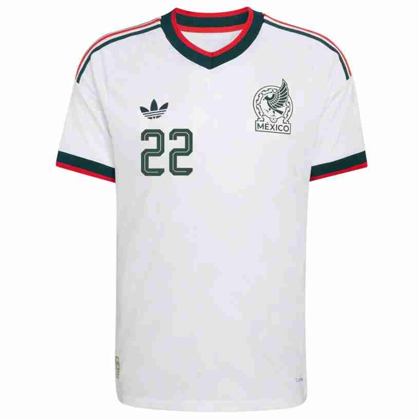 ALVARADO NO.22 Camiseta Segunda México 2026 – Versión Jugador_1 ALVARADO NO.22 Camiseta Segunda México 2026 – Versión Jugador_1