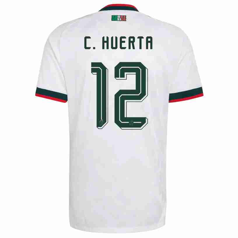 C. HUERTA NO.12 Camiseta Segunda México 2026 – Versión Jugador C. HUERTA NO.12 Camiseta Segunda México 2026 – Versión Jugador