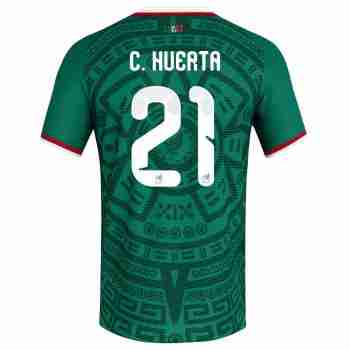 C. HUERTA NO.21 Camiseta Primera México 2026 – Versión Jugador