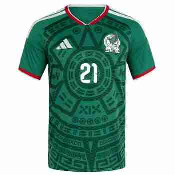 C. HUERTA NO.21 Camiseta Primera México 2026 – Versión Jugador_1