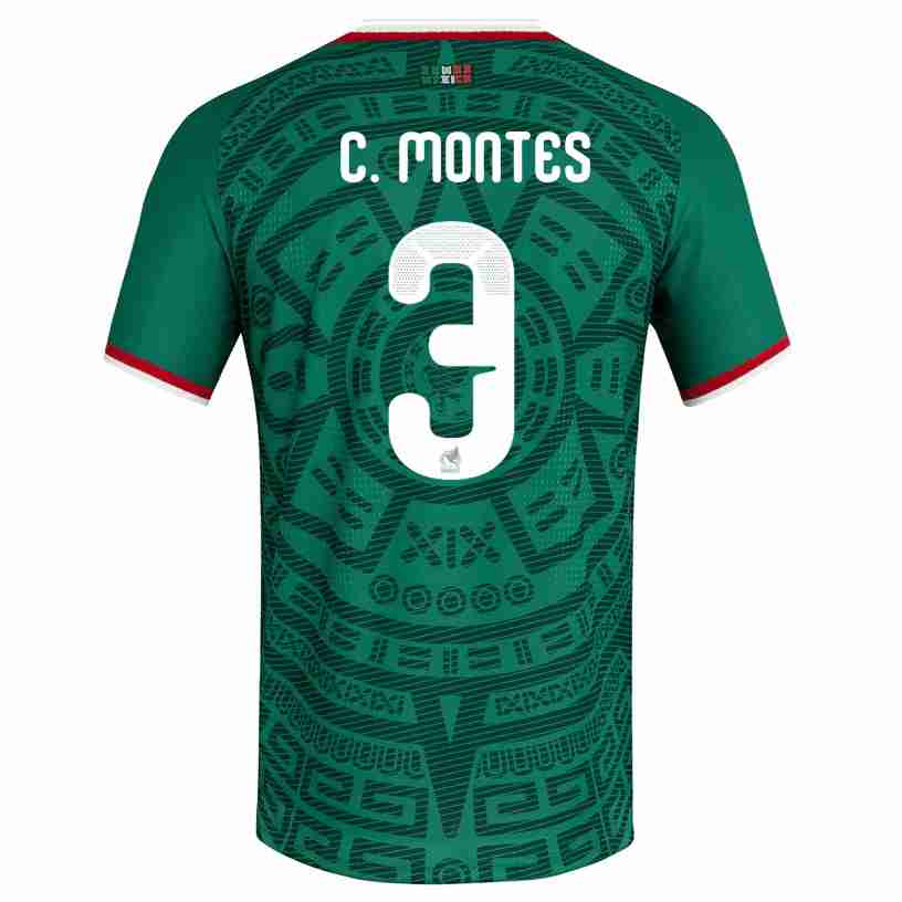 C. MONTES NO.3 Camiseta Primera México 2026 – Versión Jugador C. MONTES NO.3 Camiseta Primera México 2026 – Versión Jugador