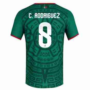 C. RODRIGUEZ NO.8 Camiseta Primera México 2026 – Versión Jugador