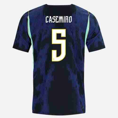 CASEMIRO NO.5 Camiseta Segunda Brasil 2026 – Versión Jugador CASEMIRO NO.5 Camiseta Segunda Brasil 2026 – Versión Jugador