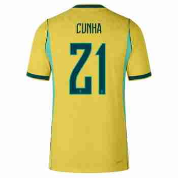 CUNHA NO.21 Camiseta Primera Brasil 2026 – Versión Jugador
