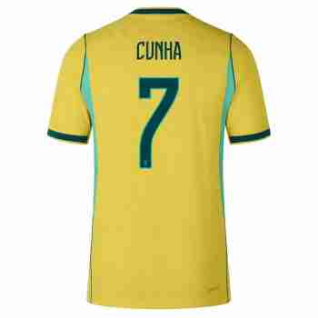 CUNHA NO.7 Camiseta Primera Brasil 2026 – Versión Jugador