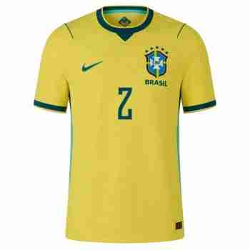 DANILO NO.2 Camiseta Primera Brasil 2026 – Versión Jugador_1